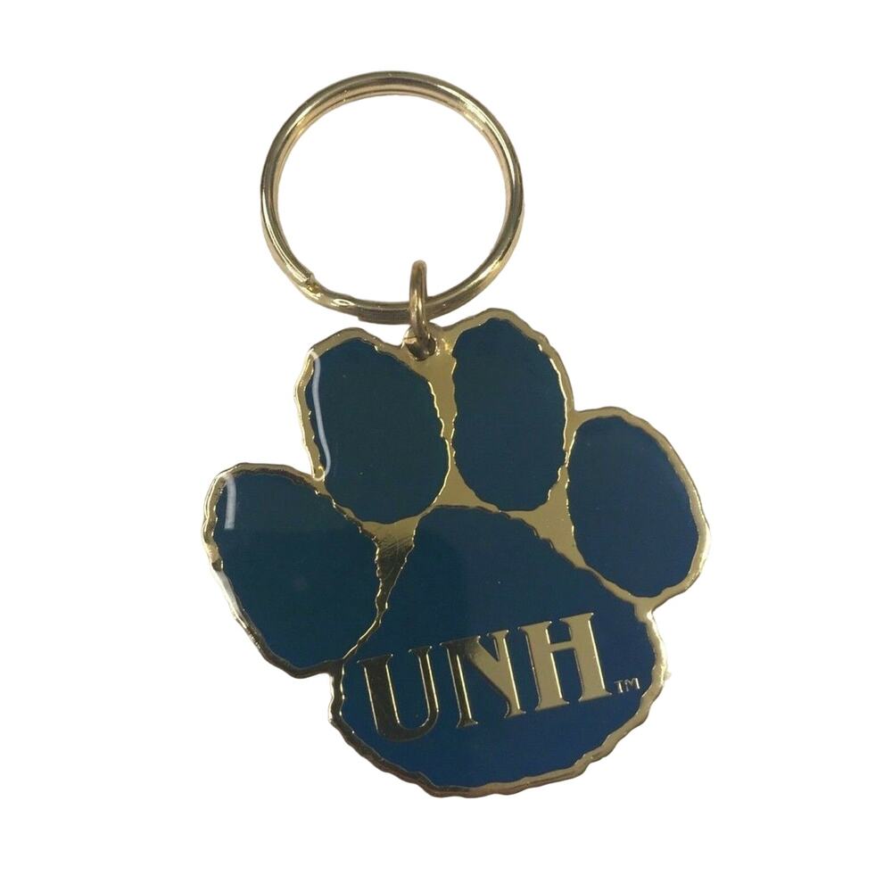 Vintage Tchotchke Enamel Puppy Dog Paw Key Chain